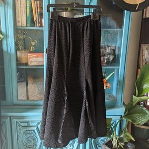 Vintage skirt with lace flare inserts